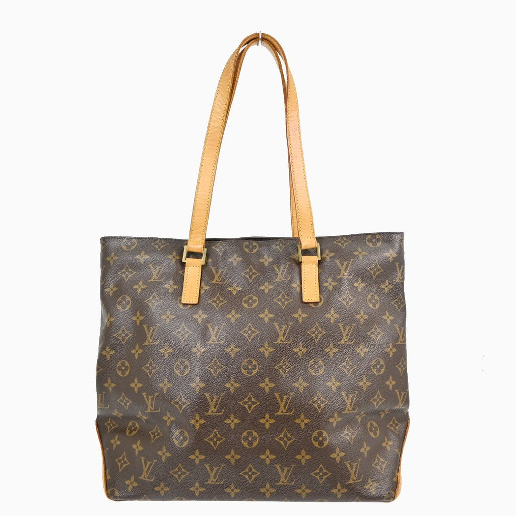 Louis Vuitton Cabas Mezzo Monogram Canvas Brown Canvas Handbag ( )