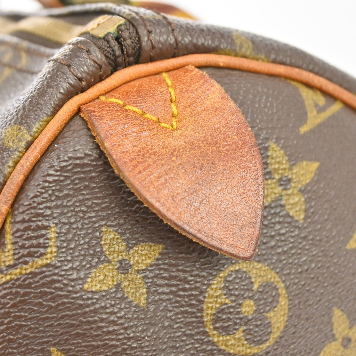 Louis Vuitton Speedy Handbag Monogram Canvas Brown Canvas Handbag ( )
