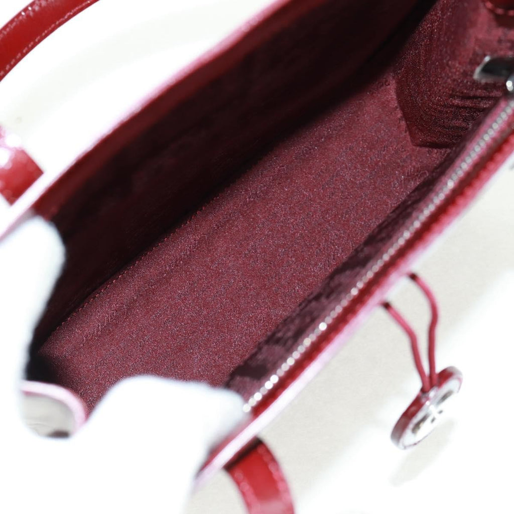 Cartier Happy Birthday Handbag Patent Leather Red Patent_Leather Handbag (Authentic  )