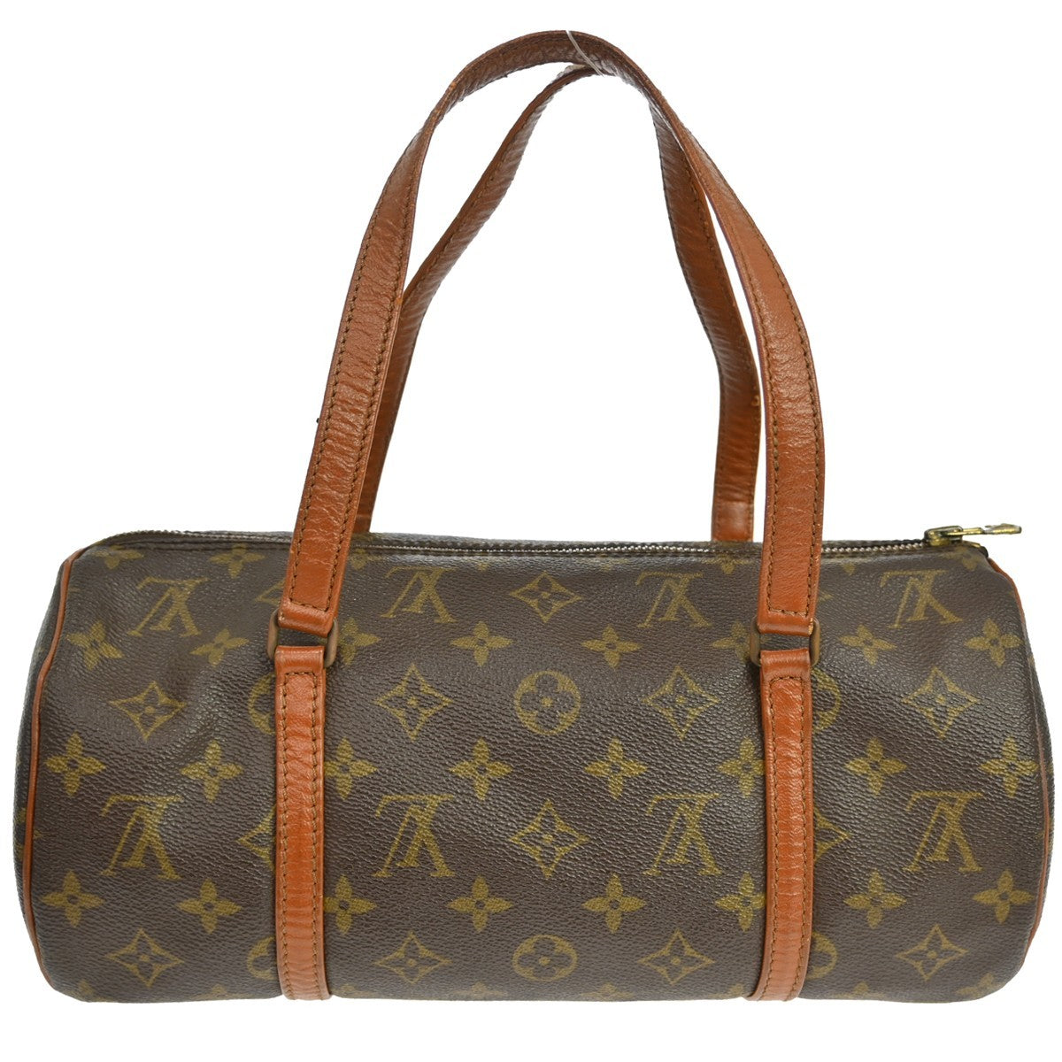 Louis Vuitton Papillon Handbag Monogram Canvas Brown Canvas Handbag ( )