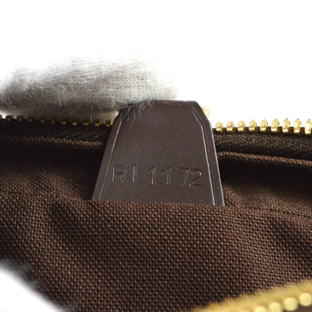 Louis Vuitton Porte-Documents Voyage Briefcase Damier Brown Canvas Briefcase Bag (Authentic  )