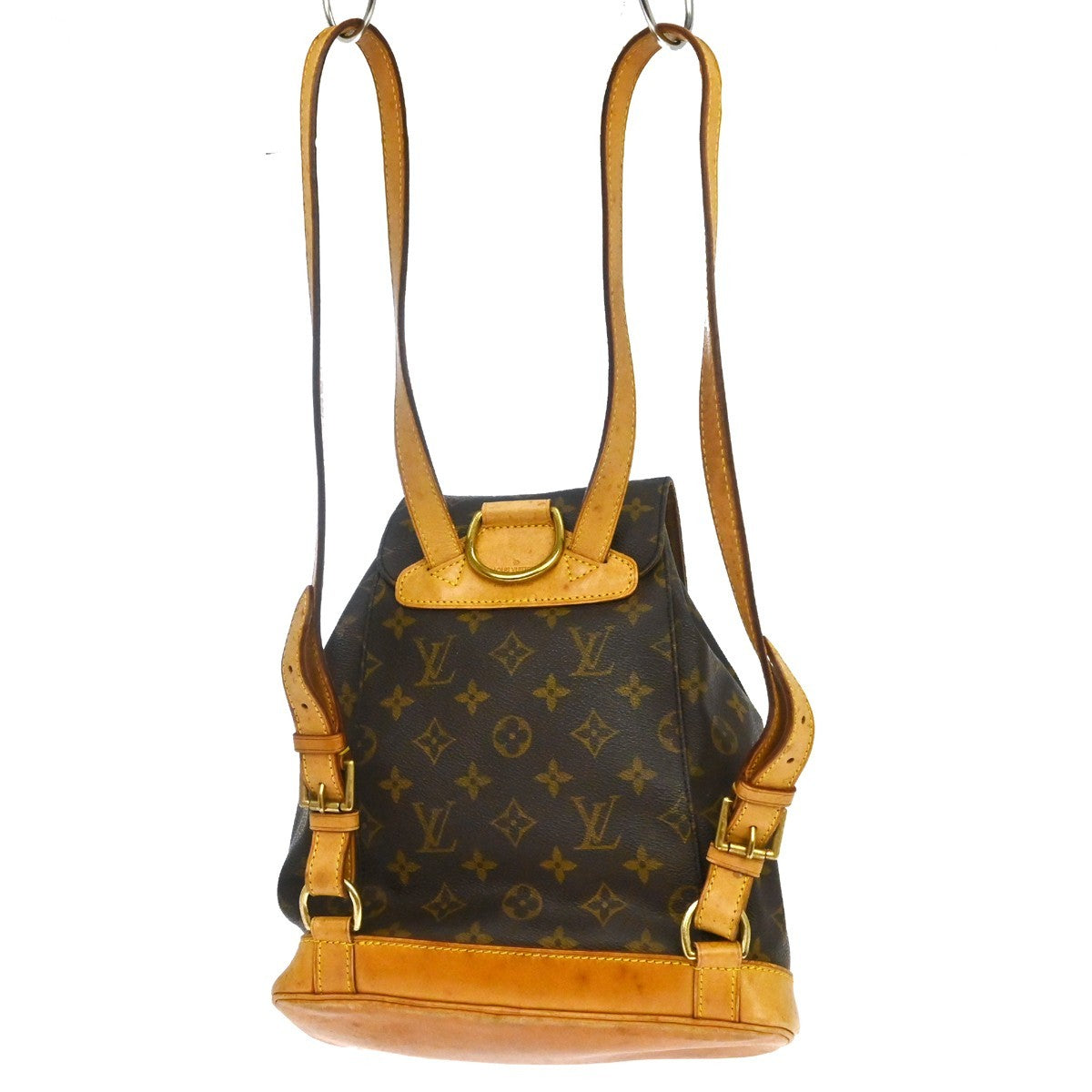 Louis Vuitton Montsouris Backpack Monogram Canvas Brown Canvas Backpack Bag ( )