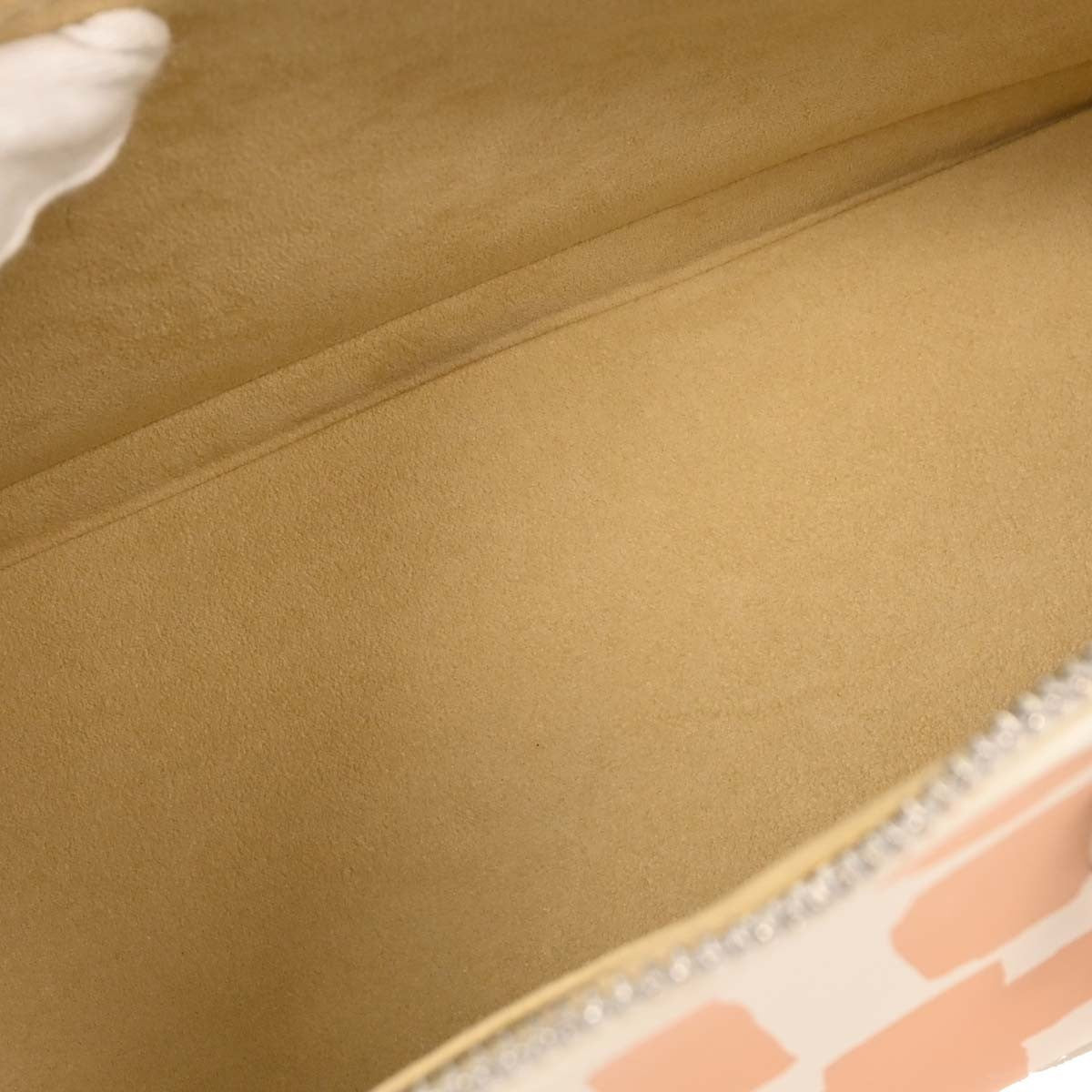 Louis Vuitton Alma Handbag Limited Edition Graffiti Leather Beige Leather Handbag (Authentic  )