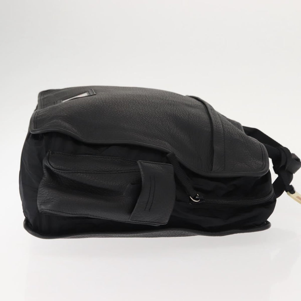 Prada Sport Briefcase Nylon And Leather Black Nylon Briefcase Bag (Authentic  )