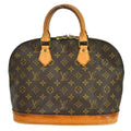 Louis Vuitton Alma Handbag Monogram Canvas Brown Canvas Handbag ( )