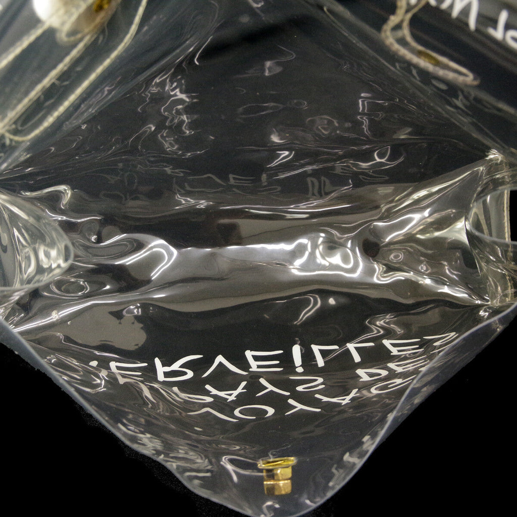 Hermes Kelly Souvenir Bag Vinyl Clear Plastic Handbag (Authentic  )