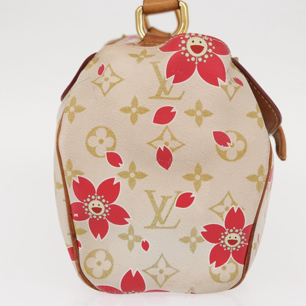 Louis Vuitton Retro Bag Limited Edition Cherry Blossom Monogram White Canvas Handbag (Authentic  )