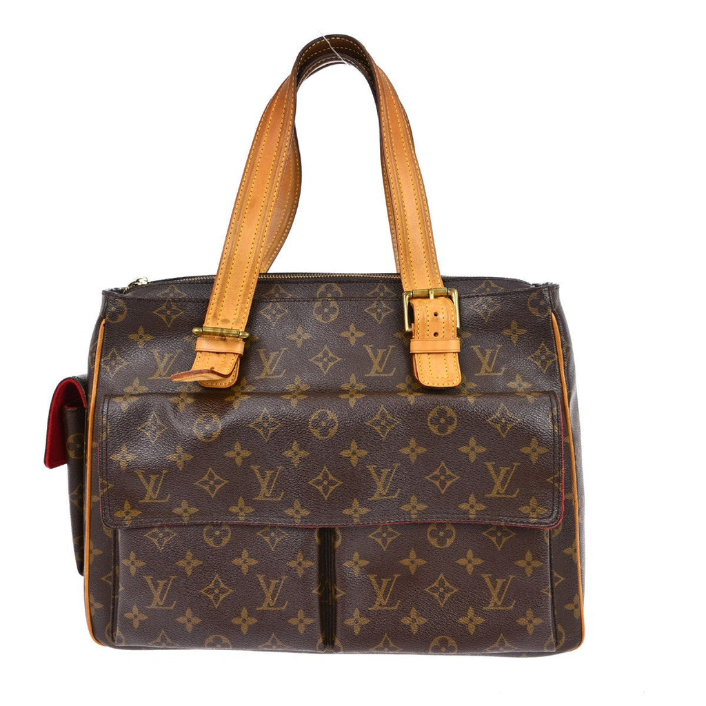 Louis Vuitton Multipli Cite Handbag Monogram Canvas Brown Canvas Handbag ( )