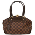 Louis Vuitton Verona Handbag Damier Brown Canvas Handbag (Authentic  )