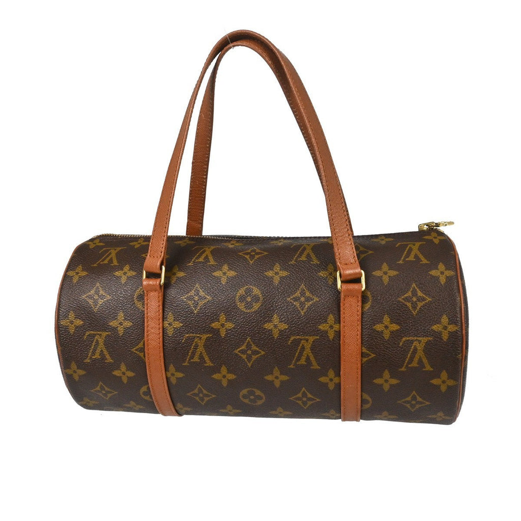 Louis Vuitton Papillon Handbag Monogram Canvas Brown Canvas Handbag ( )
