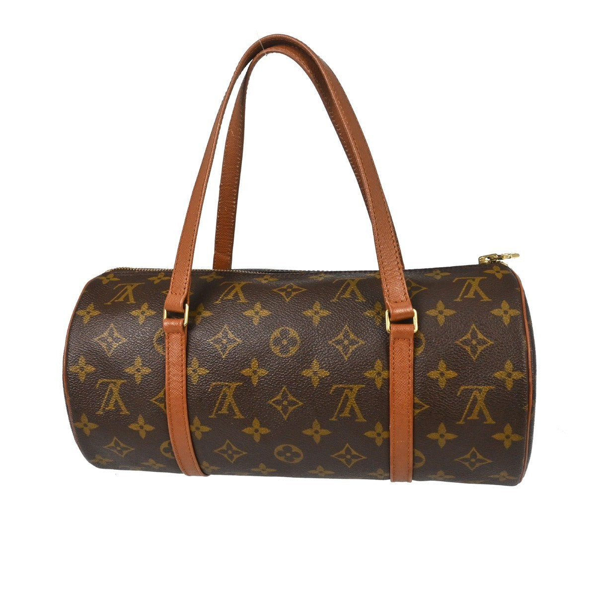 Louis Vuitton Papillon Handbag Monogram Canvas Brown Canvas Handbag ( )