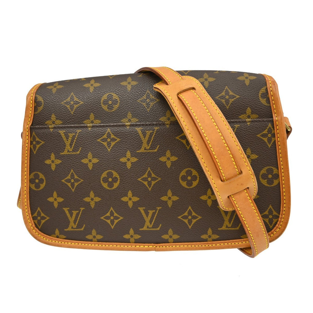 Louis Vuitton Sologne Handbag Monogram Canvas Brown Canvas Handbag ( )