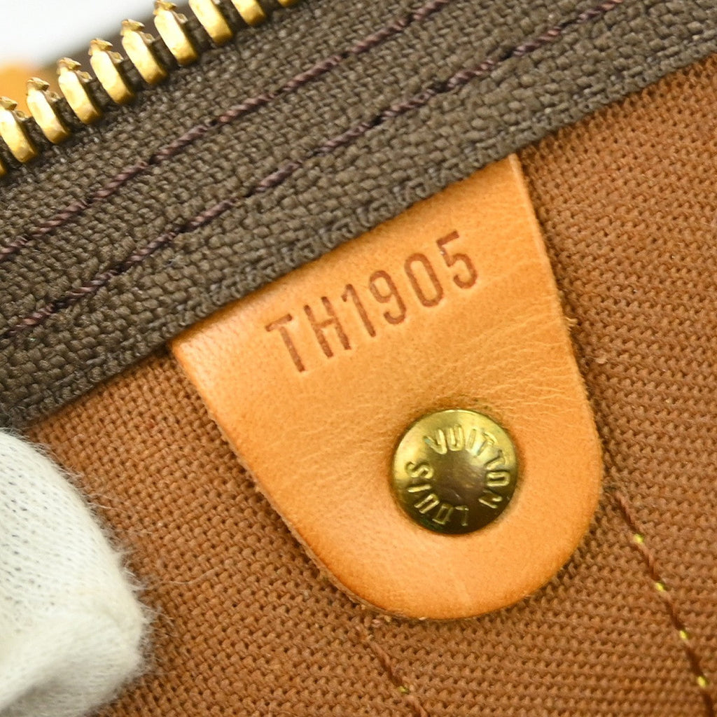 Louis Vuitton Keepall Bandouliere Bag Monogram Canvas Brown Canvas Handbag ( )