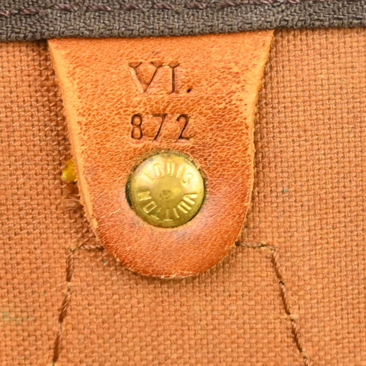 Louis Vuitton Speedy Handbag Monogram Canvas Brown Canvas Handbag ( )