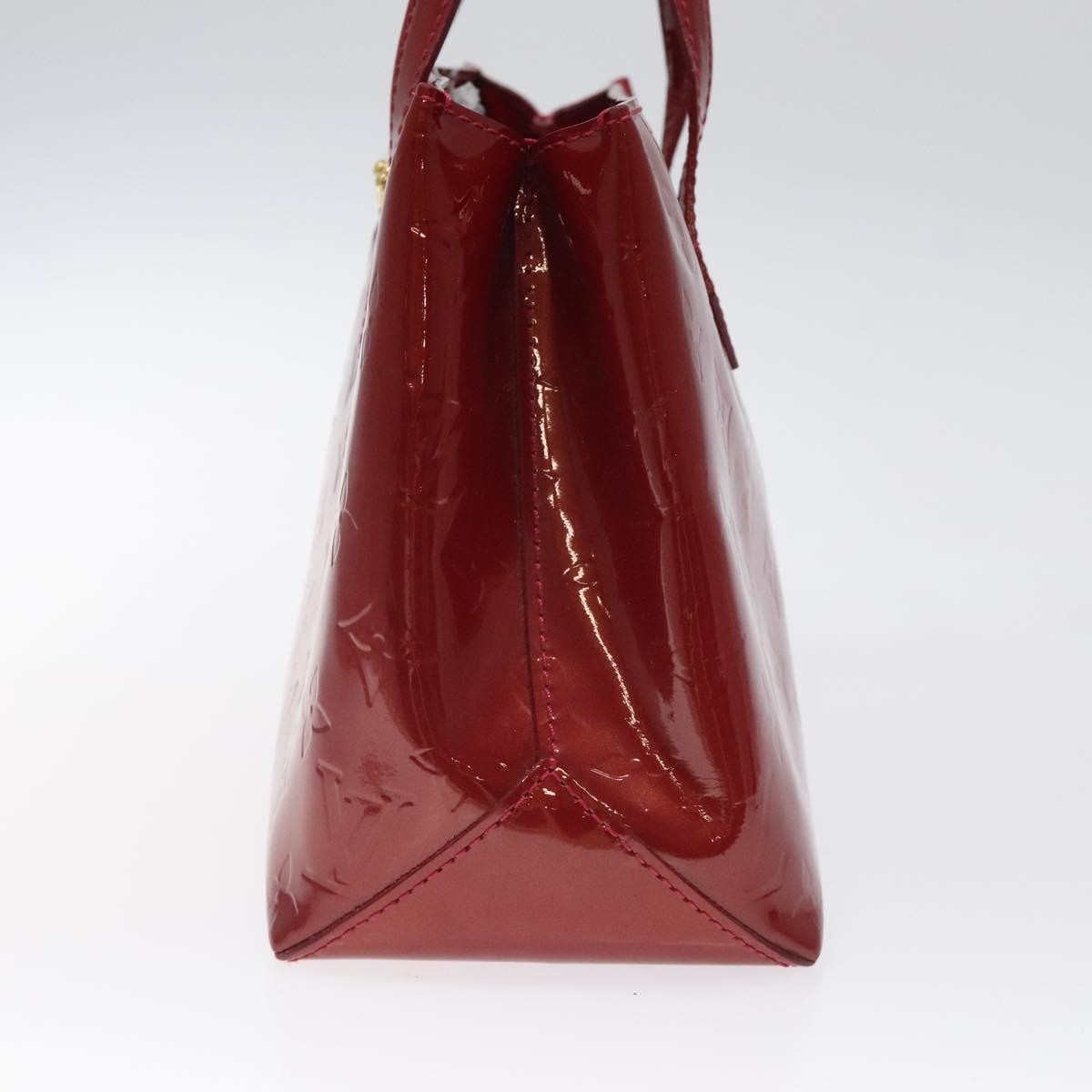 Louis Vuitton Wilshire Handbag Monogram Vernis Red Patent_Leather Handbag (Authentic  )