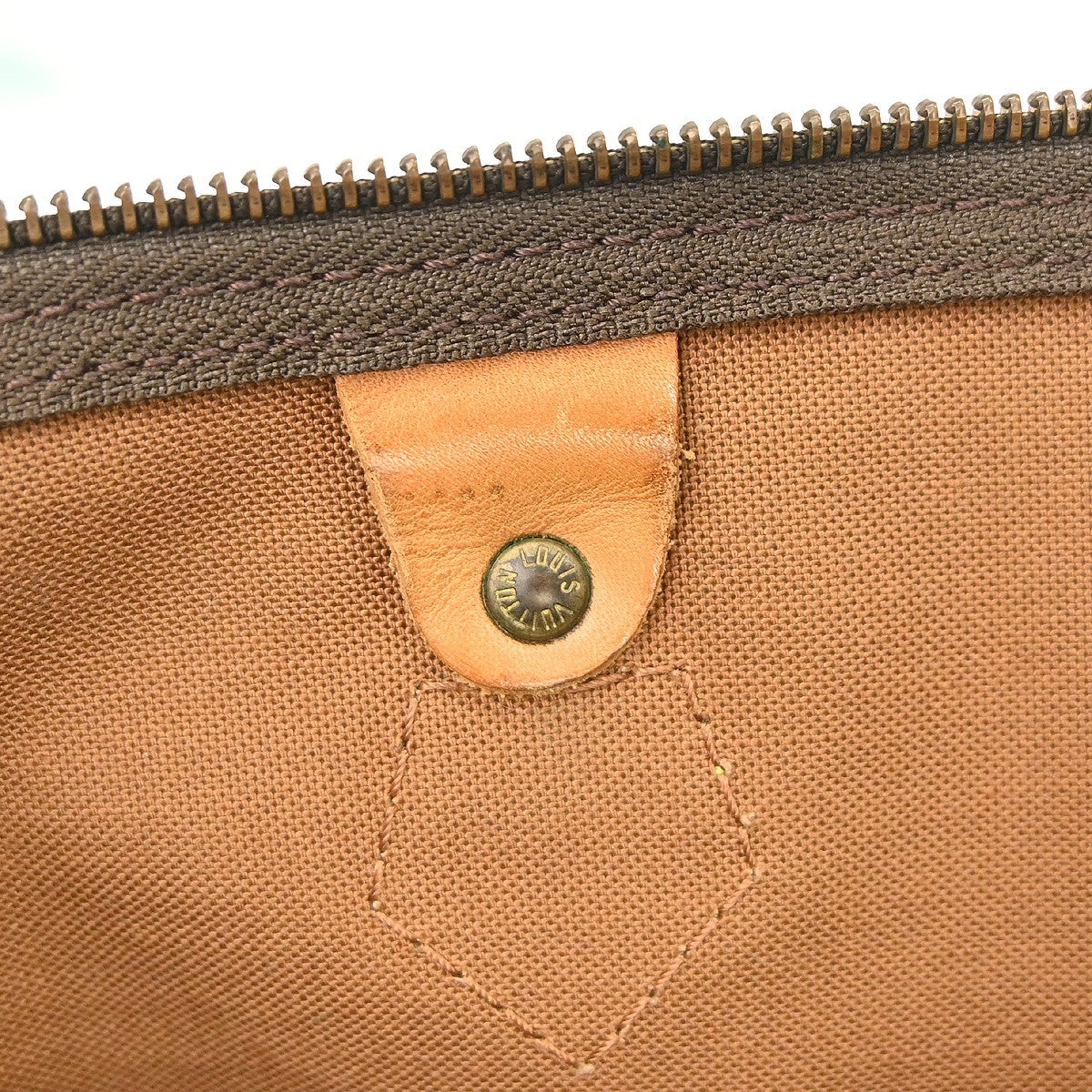 Louis Vuitton Speedy Handbag Monogram Canvas Brown Canvas Handbag ( )