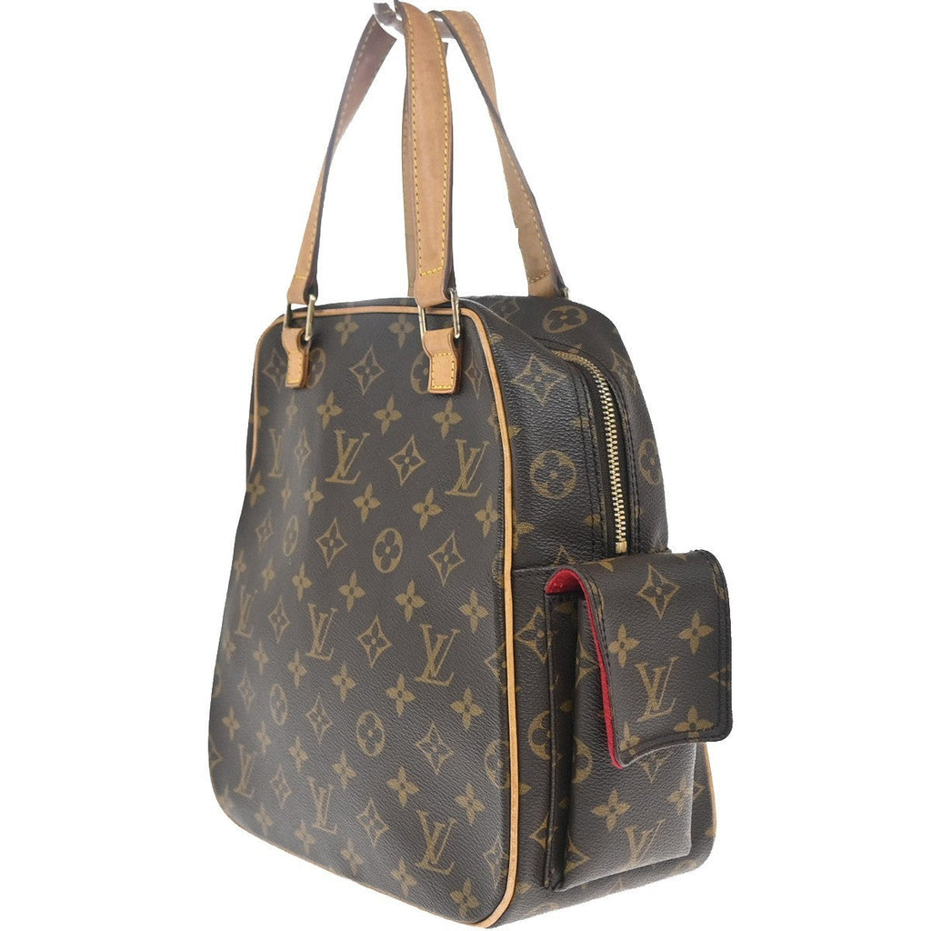Louis Vuitton Excentri-Cite Handbag Monogram Canvas Brown Canvas Handbag (Authentic  )