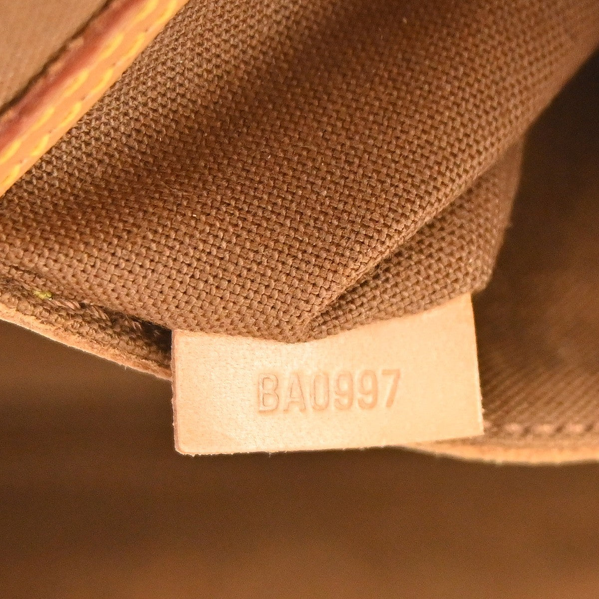 Louis Vuitton Alma Handbag Monogram Canvas Brown Canvas Handbag ( )