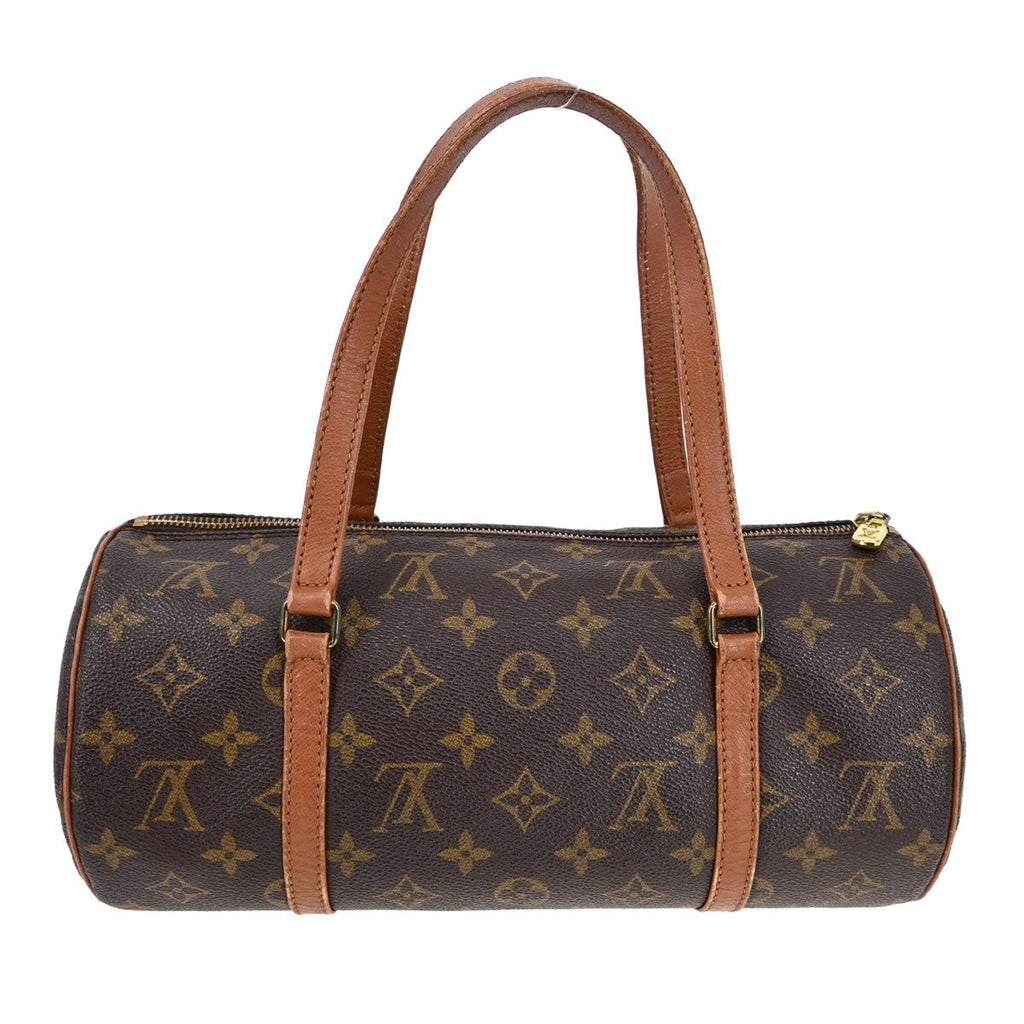 Louis Vuitton Papillon Handbag Monogram Canvas Brown Canvas Handbag ( )