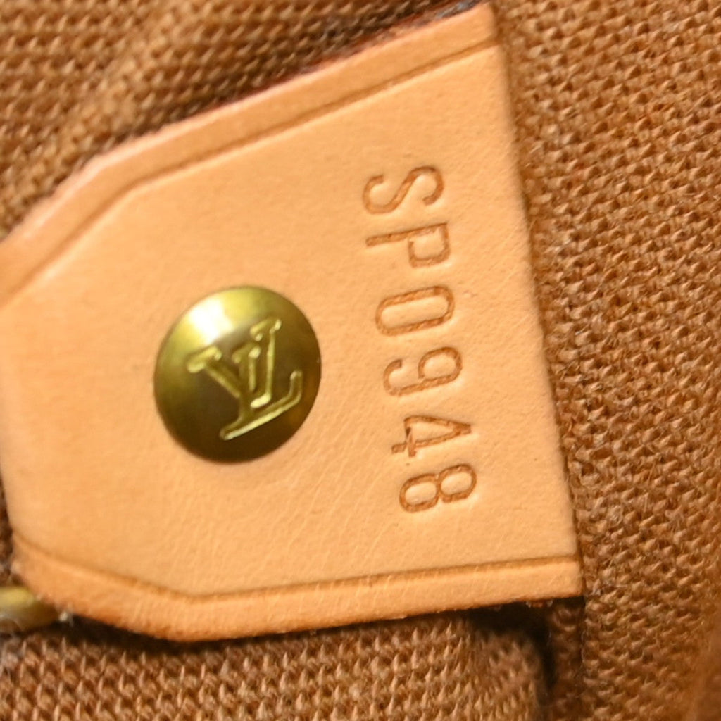 Louis Vuitton Vintage Montsouris Backpack Monogram Canvas Brown Canvas Backpack Bag ( )