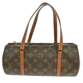 Louis Vuitton Papillon Handbag Monogram Canvas Brown Canvas Handbag ( )