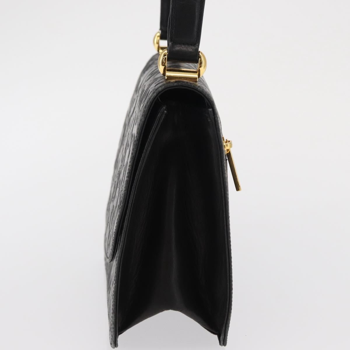 Balenciaga Vintage Handbag Leather Black Leather Handbag (Authentic  )