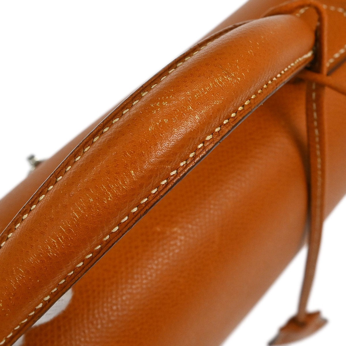 Hermes Kelly Depeche Bag Epsom Gold Leather Handbag (Authentic  )