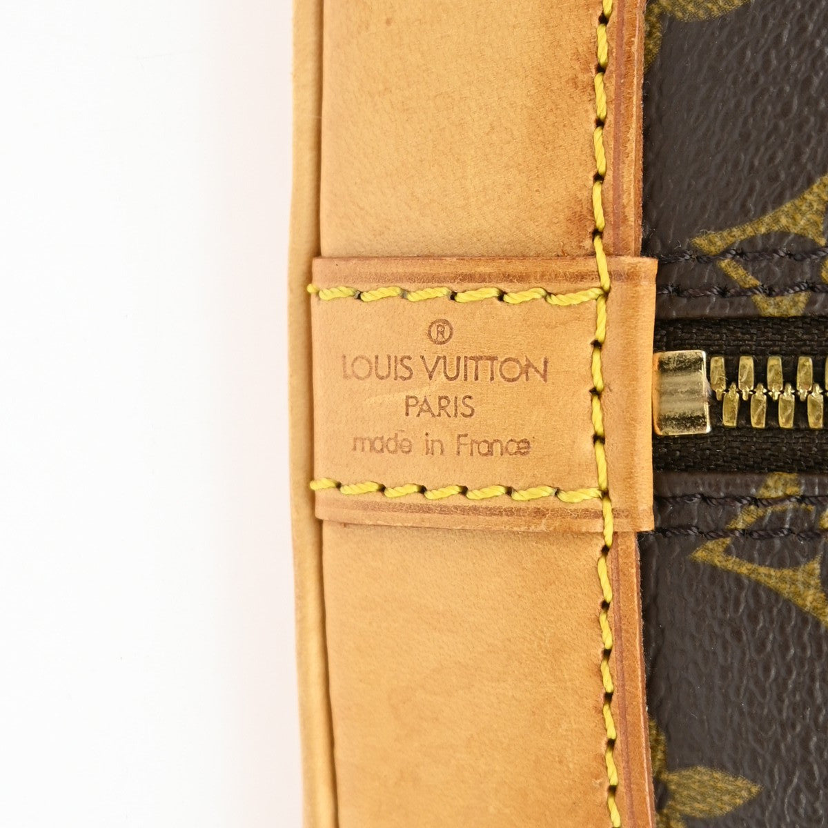 Louis Vuitton Alma Handbag Monogram Canvas Brown Canvas Handbag ( )