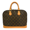 Louis Vuitton Alma Handbag Monogram Canvas Brown Canvas Handbag ( )
