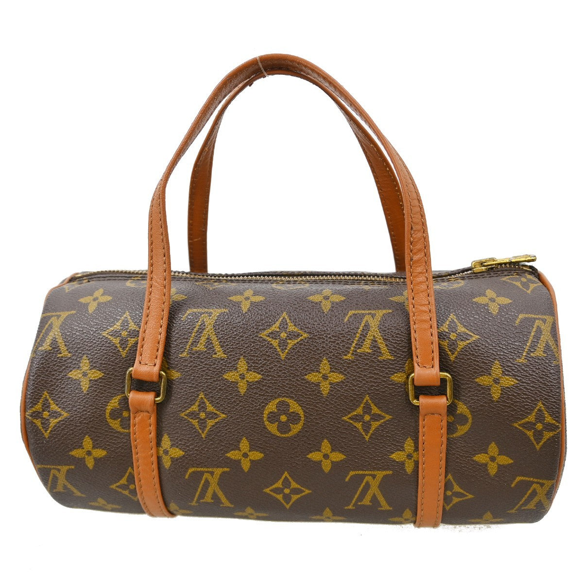 Louis Vuitton Papillon Handbag Monogram Canvas Brown Canvas Handbag (Authentic  )