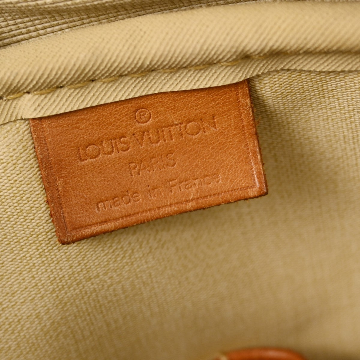 Louis Vuitton Deauville Handbag Monogram Canvas Brown Canvas Handbag (Authentic  )
