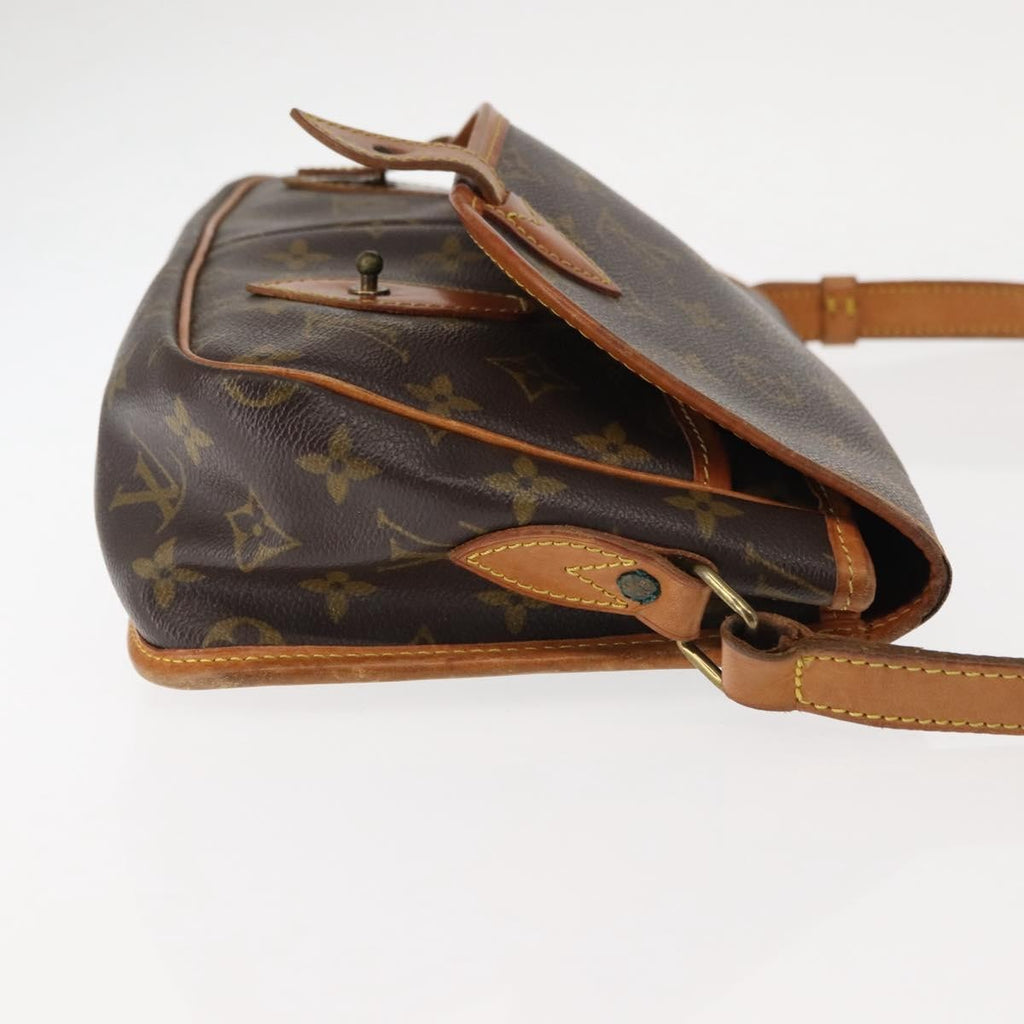 Louis Vuitton Sac Gibeciere Messenger Bag Monogram Canvas Brown Canvas Bag (Authentic  )
