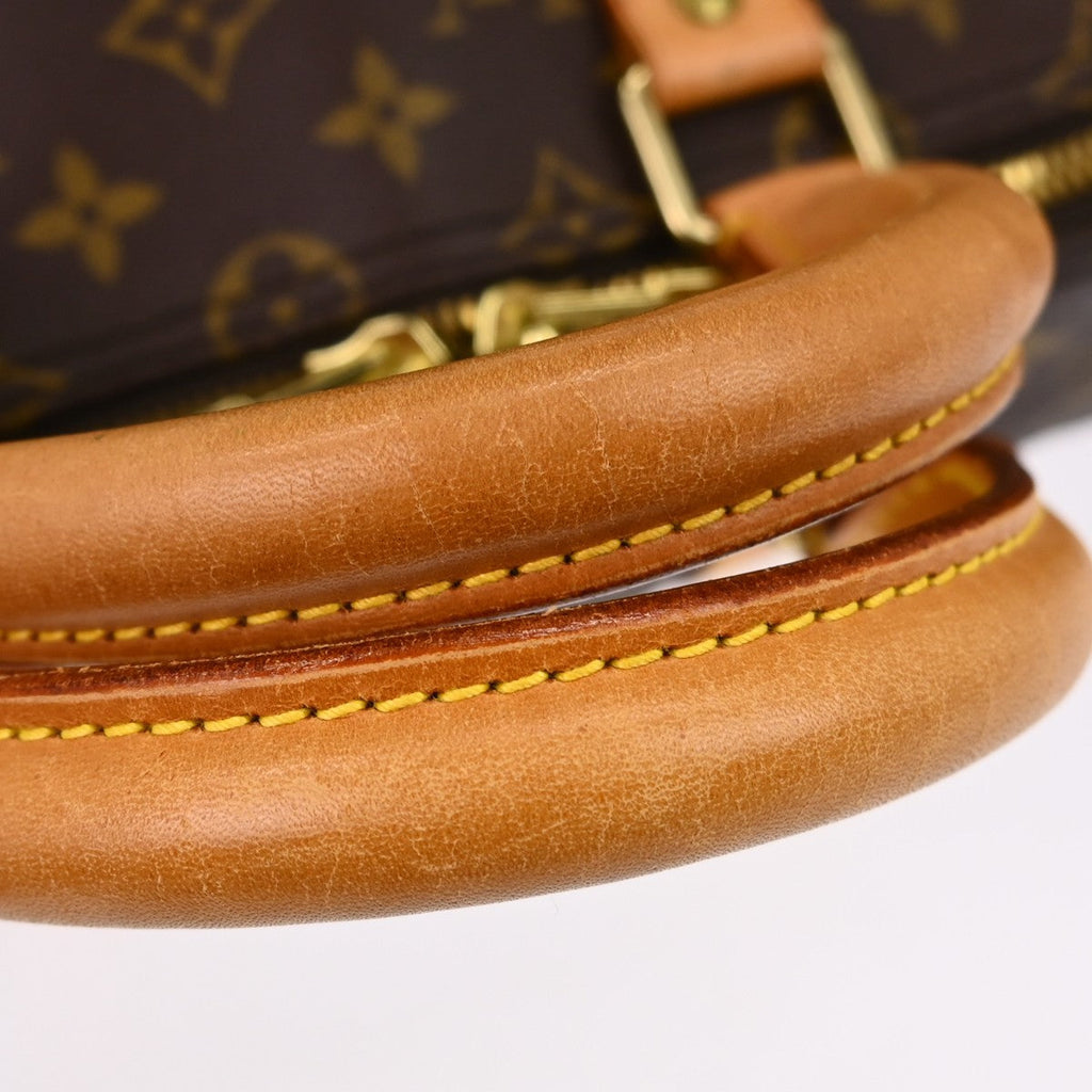 Louis Vuitton Keepall Bandouliere Bag Monogram Canvas Brown Canvas Handbag (Authentic  )