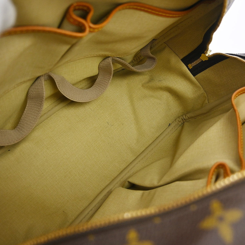 Louis Vuitton Deauville Handbag Monogram Canvas Brown Canvas Handbag ( )