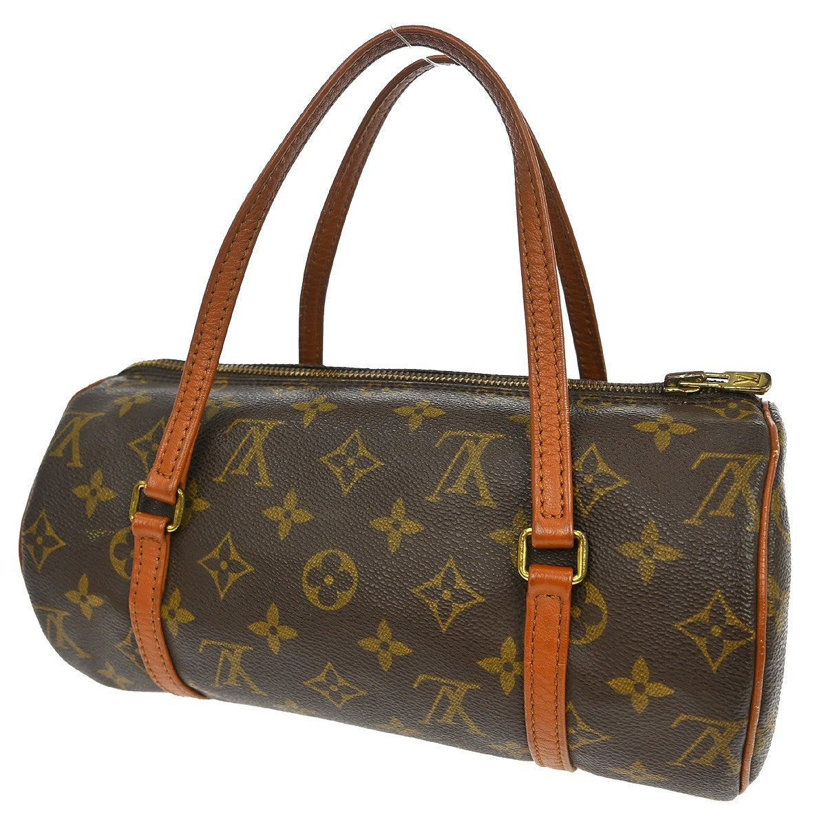 Louis Vuitton Papillon Handbag Monogram Canvas Brown Canvas Handbag ( )