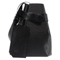 Louis Vuitton Vintage Sac D'epaule Handbag Epi Leather Black Leather Bag (Authentic  )