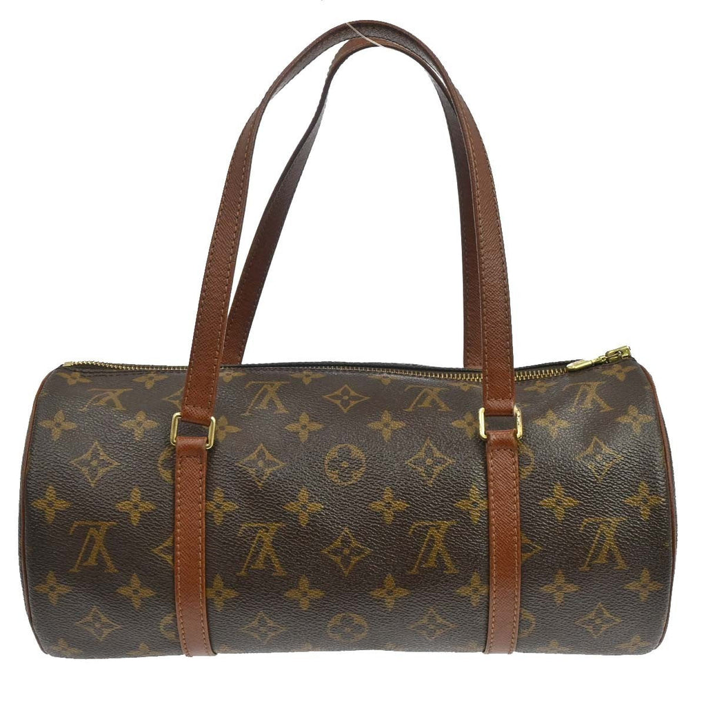 Louis Vuitton Papillon Handbag Monogram Canvas Brown Canvas Handbag ( )