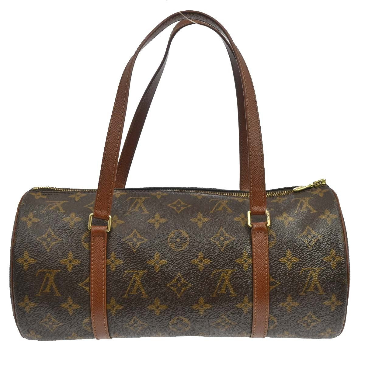 Louis Vuitton Papillon Handbag Monogram Canvas Brown Canvas Handbag ( )
