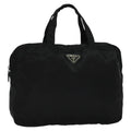 Prada Vintage Handbag Tessuto Black Nylon Handbag ( )