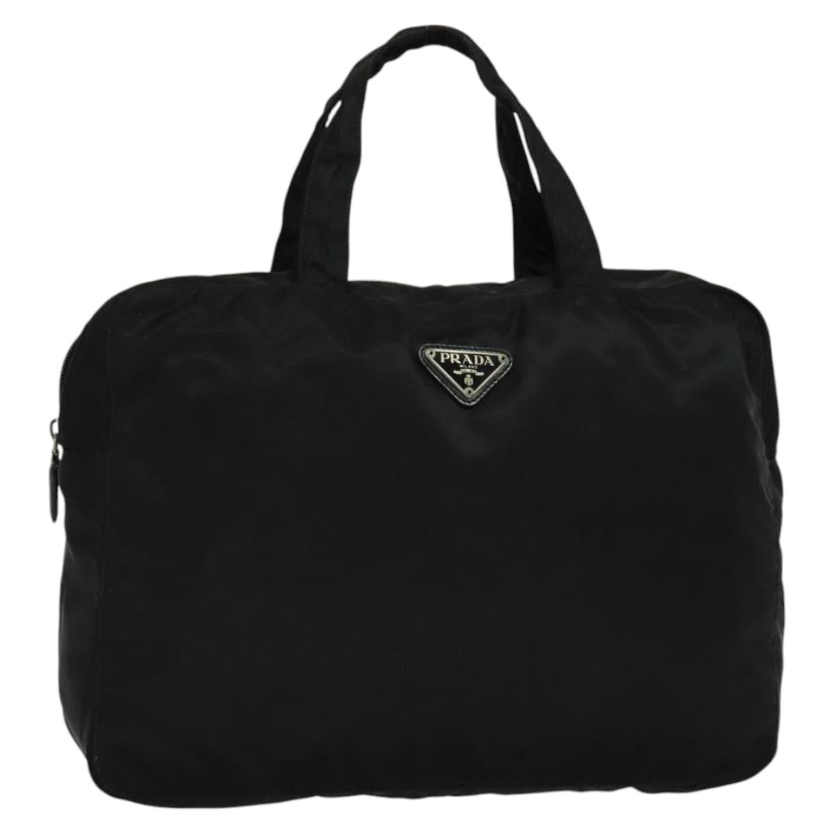 Prada Vintage Handbag Tessuto Black Nylon Handbag ( )