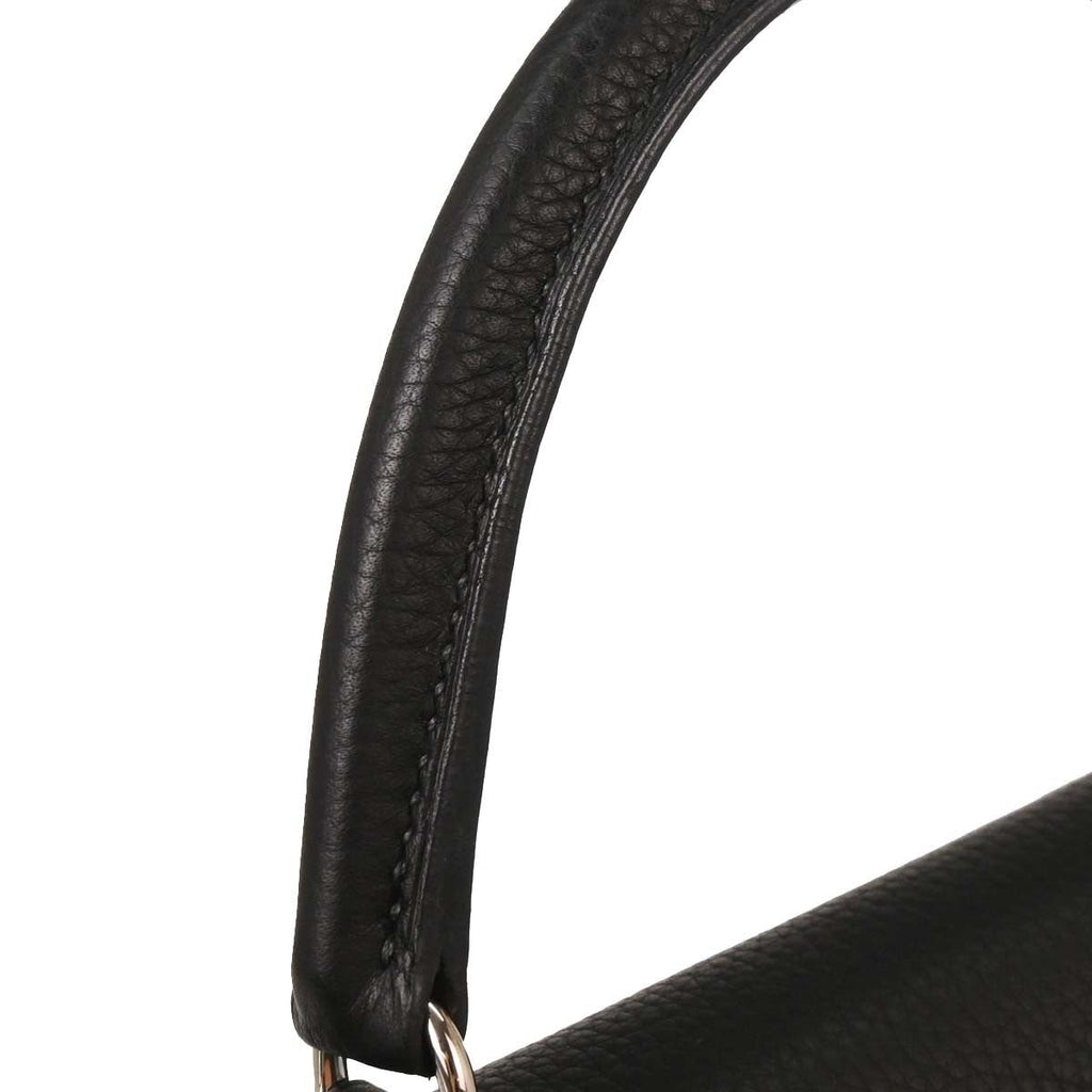 Hermes Kelly Handbag Black Togo With Gold Hardware Black Togo_Leather Handbag (Authentic  )