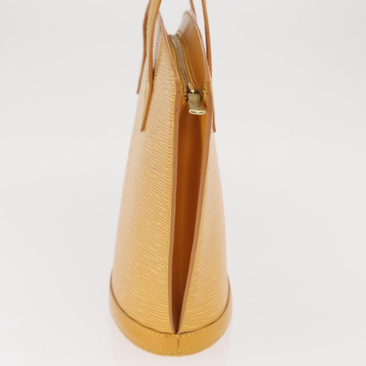 Louis Vuitton Saint Jacques Handbag Epi Leather Yellow Leather Handbag (Authentic  )