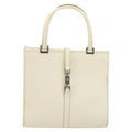 Gucci Vintage Jackie Handbag Leather Silver Leather Handbag ( )