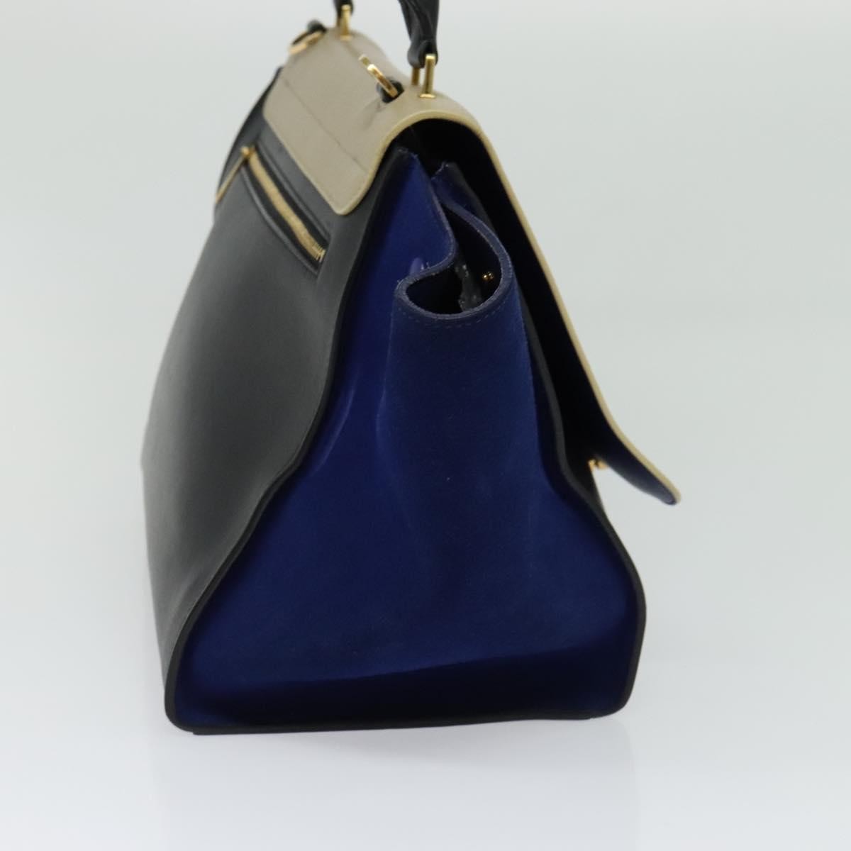 Celine Trapeze Bag Leather Multicolour Leather Handbag ( )
