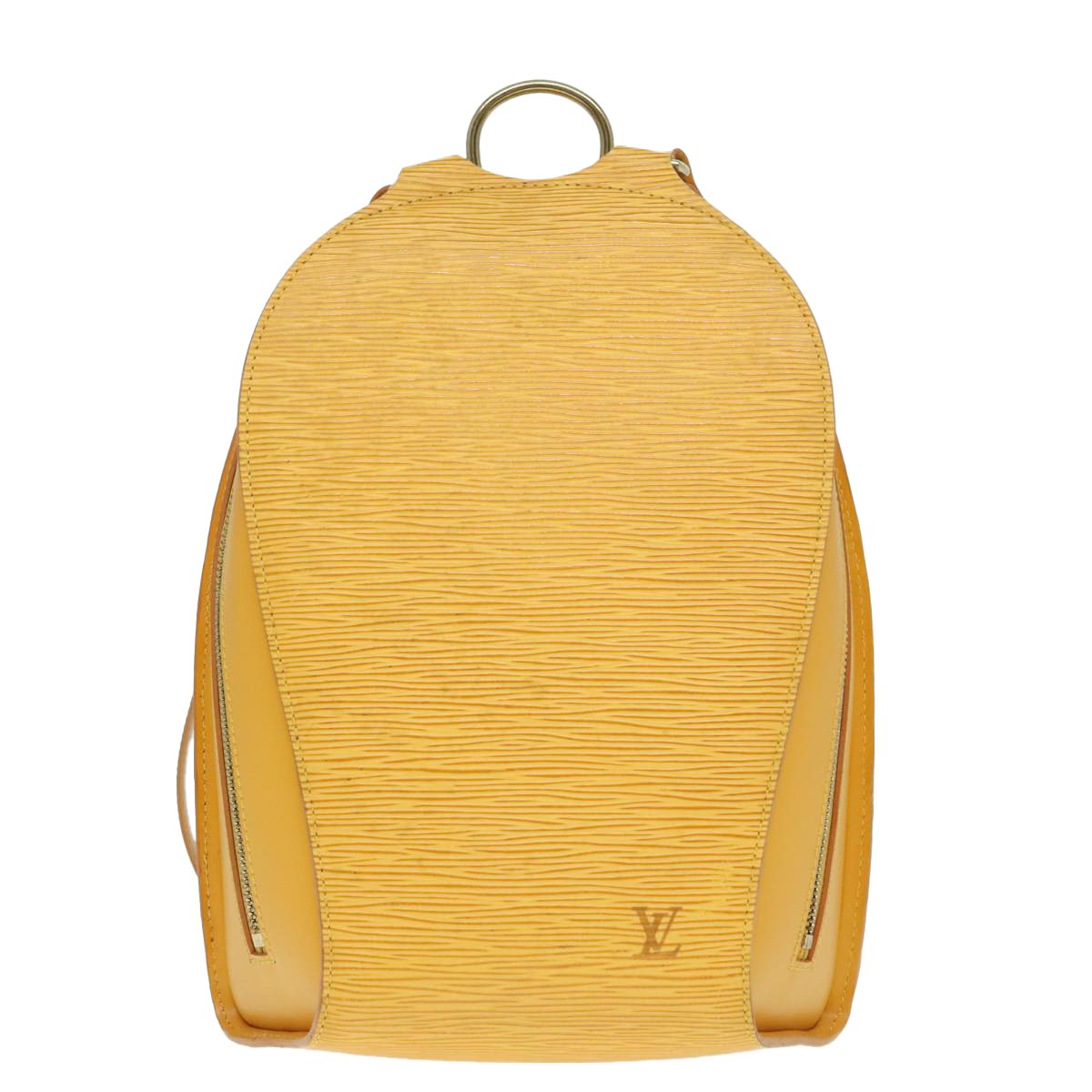 Louis Vuitton Mabillon Backpack Epi Leather Yellow Leather Backpack Bag (Authentic  )
