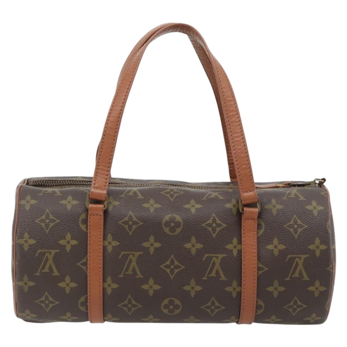 Louis Vuitton Papillon Handbag Monogram Canvas Brown Canvas Handbag ( )