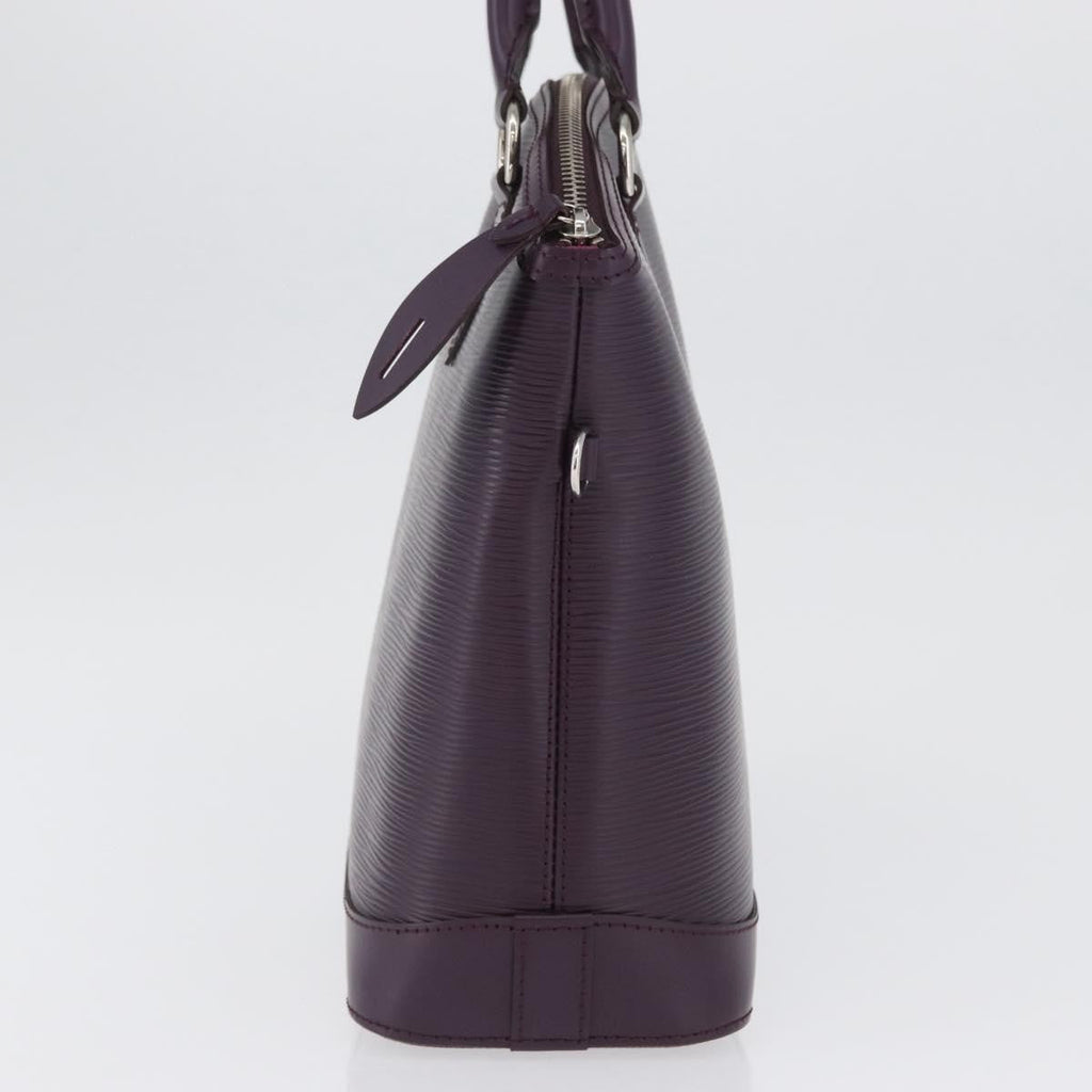 Louis Vuitton Lockit Handbag Epi Leather Purple Leather Handbag (Authentic  )