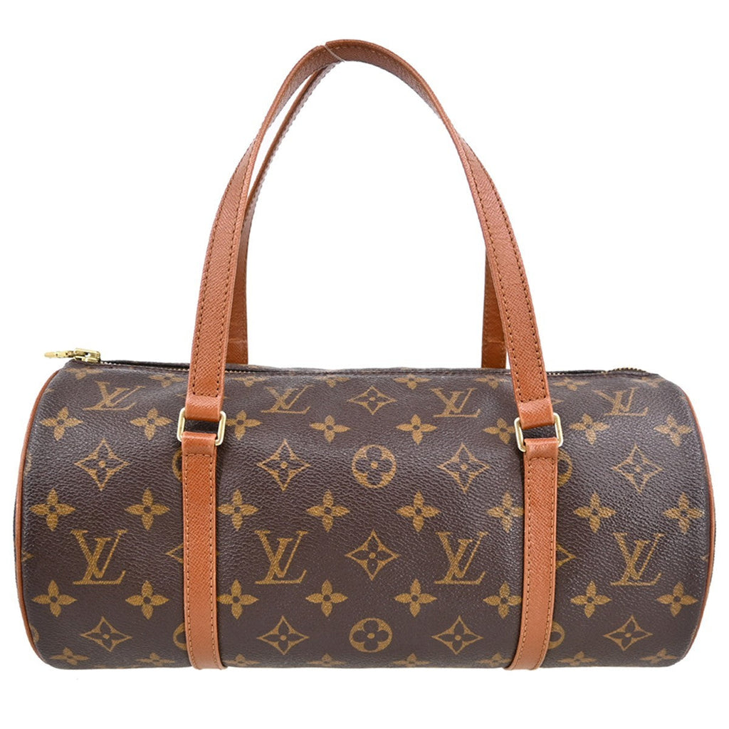 Louis Vuitton Papillon Handbag Monogram Canvas Brown Canvas Handbag ( )