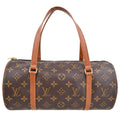 Louis Vuitton Papillon Handbag Monogram Canvas Brown Canvas Handbag ( )