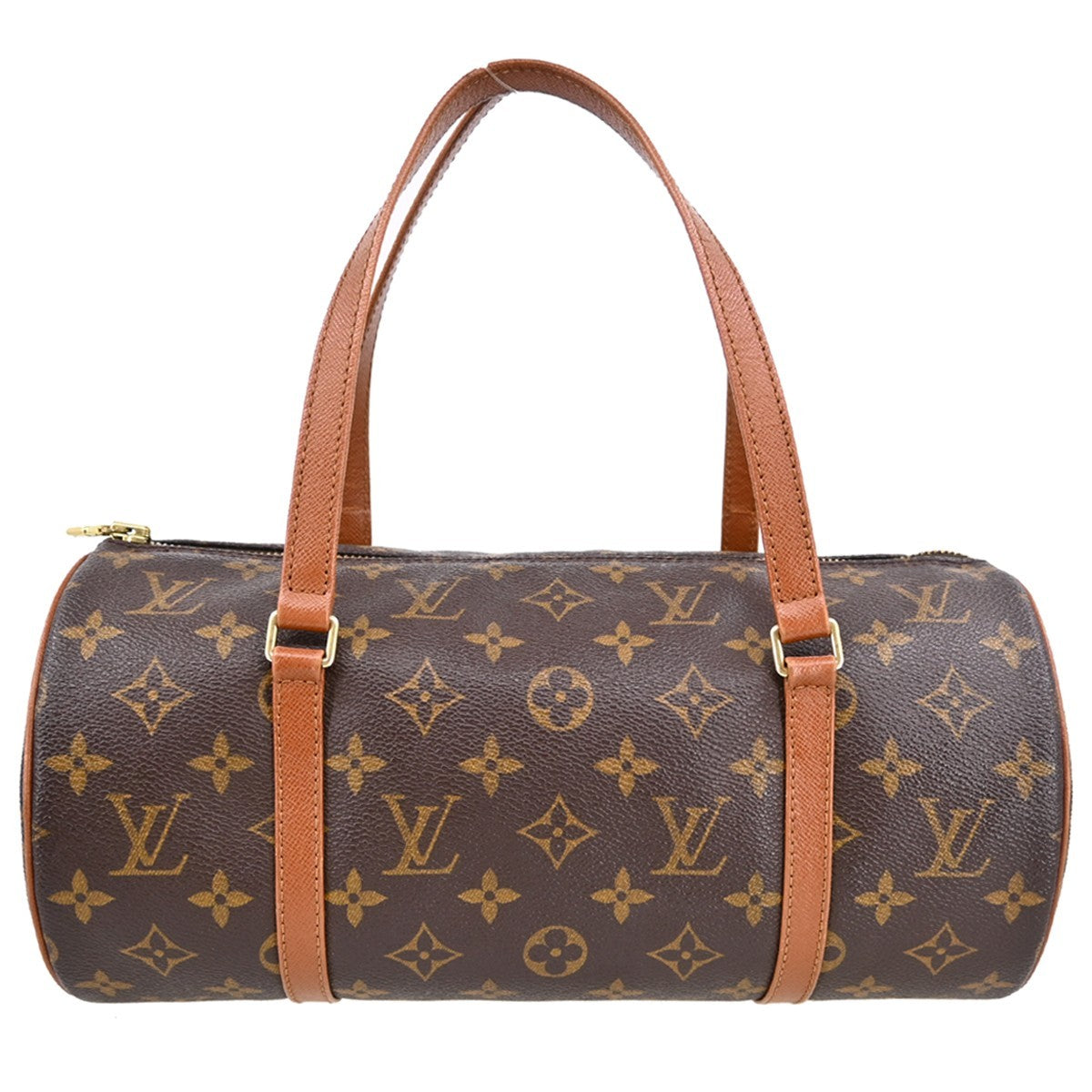 Louis Vuitton Papillon Handbag Monogram Canvas Brown Canvas Handbag ( )